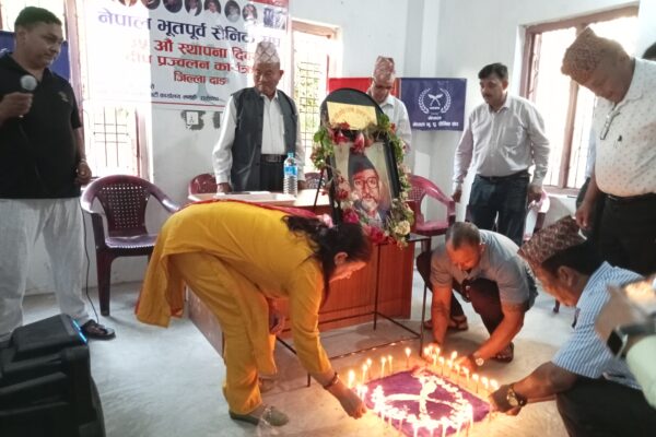 नेपाल भूपू सैनिक संघ दाङको ३५ औं स्थापना दिवस, दीप प्रज्वलन गरि मनाईयो